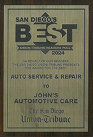 San Diego's Best 2024 | John's Automotive Care